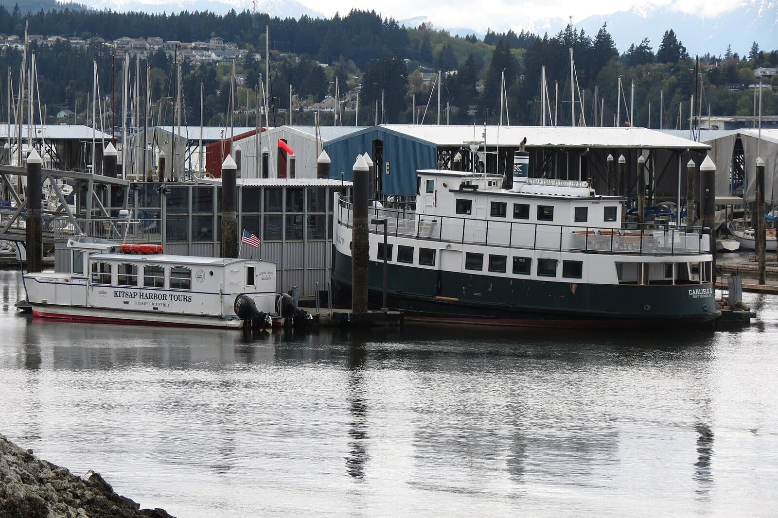 Port Orchard Marina — aerial