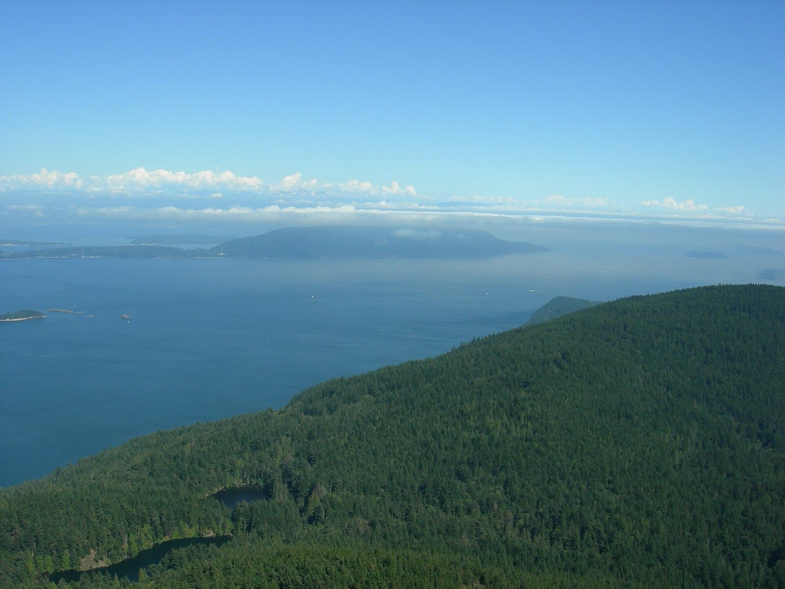 Moran State Park (Orcas Island) — aerial