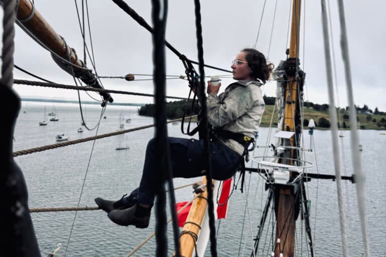 Rigging Showcase at the Wooden Boat Festival